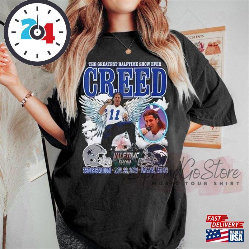 The Greatest Halftime Show Ever Creed Shirt Music Concert Tee
